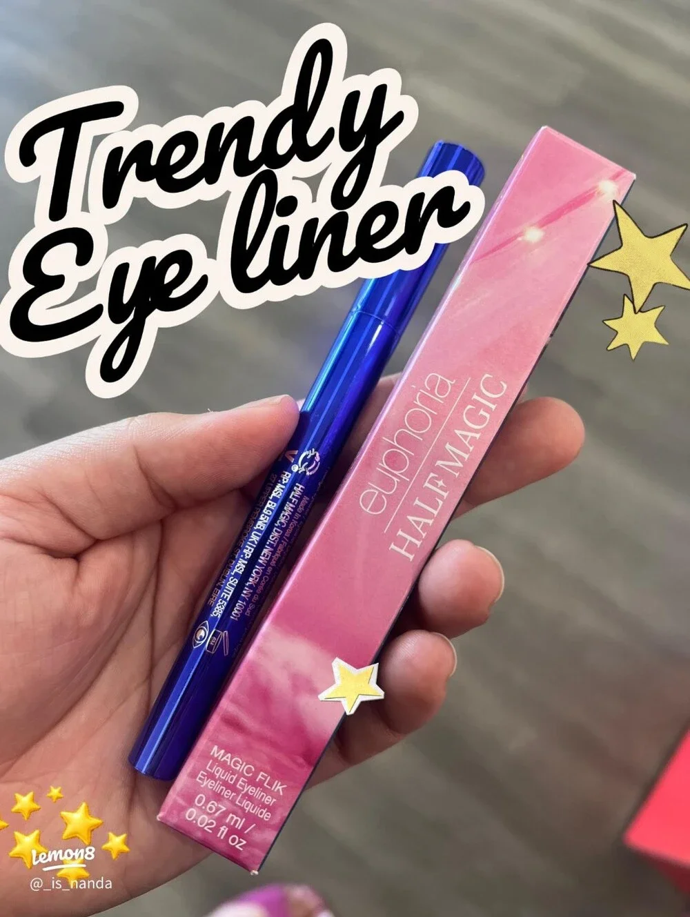 🦋Liner Need🦋BNIB Half Magic x Euphoria MAGIC FLIK Black Liquid Eyeliner!$26Ret